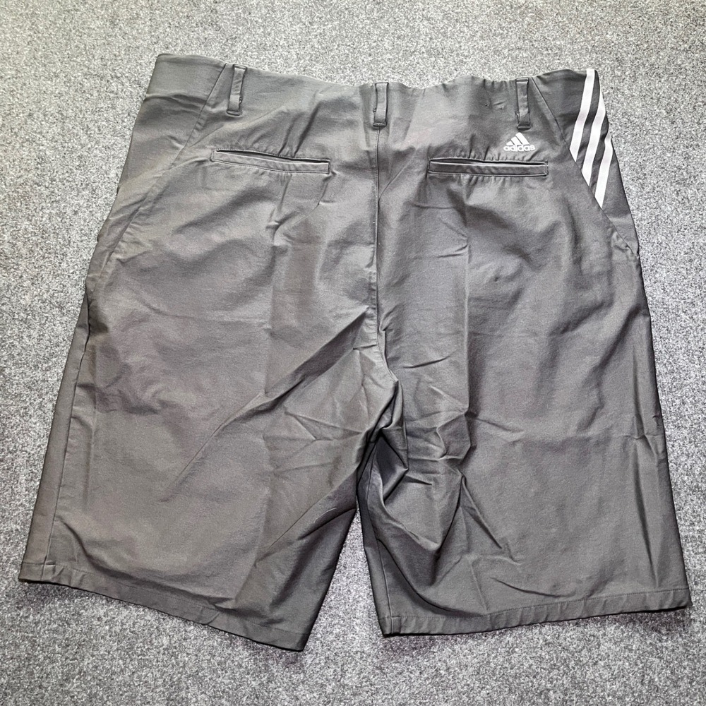 Adidas Golf Shorts Mens 40 Black Excellent Ultimate365 FJ9880 3-Stripe‎ Stretch - Picture 5 of 9